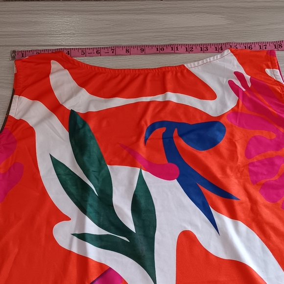 Women Fashion Graphic Printed Plus Size Ruffled Dress - Picture 9 of 11